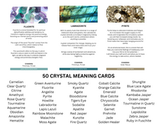 PRINTABLE CRYSTAL MEANING CARDS